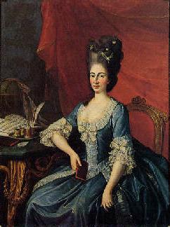 unknow artist Portrait of Maria Beatrice d'Este Archduchess of Austria France oil painting art